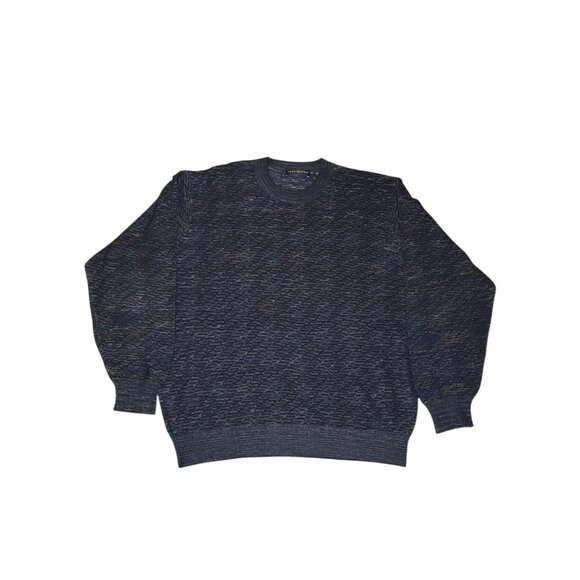 Vintage Jhane Barnes Crew Neck Men's XL Silk Sweater Liquid Knit Cosby - Picture 1 of 11